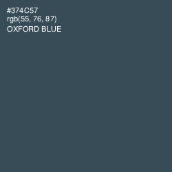 #374C57 - Oxford Blue Color Image